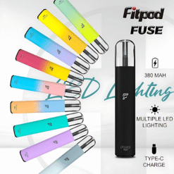 FITPOD Fuse主機｜通用 RELX 4代 / 5代 煙彈｜輕巧彩燈款煙桿